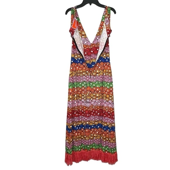 LA DoubleJ Crepe Jersey Stretch Midi Coverup Beach Dress in Pride Daisy size XS - Picture 12 of 16